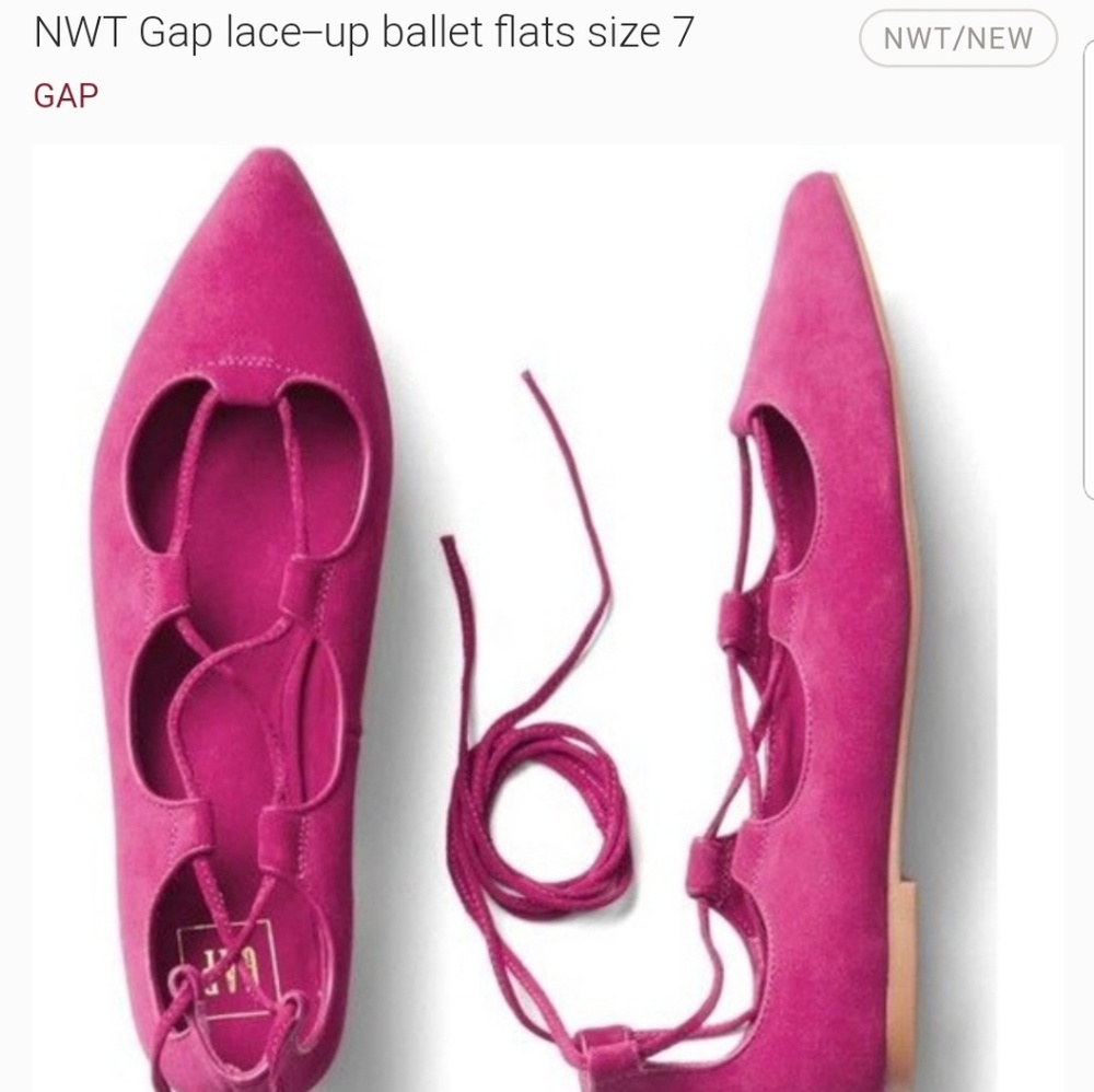 Gap pink flats